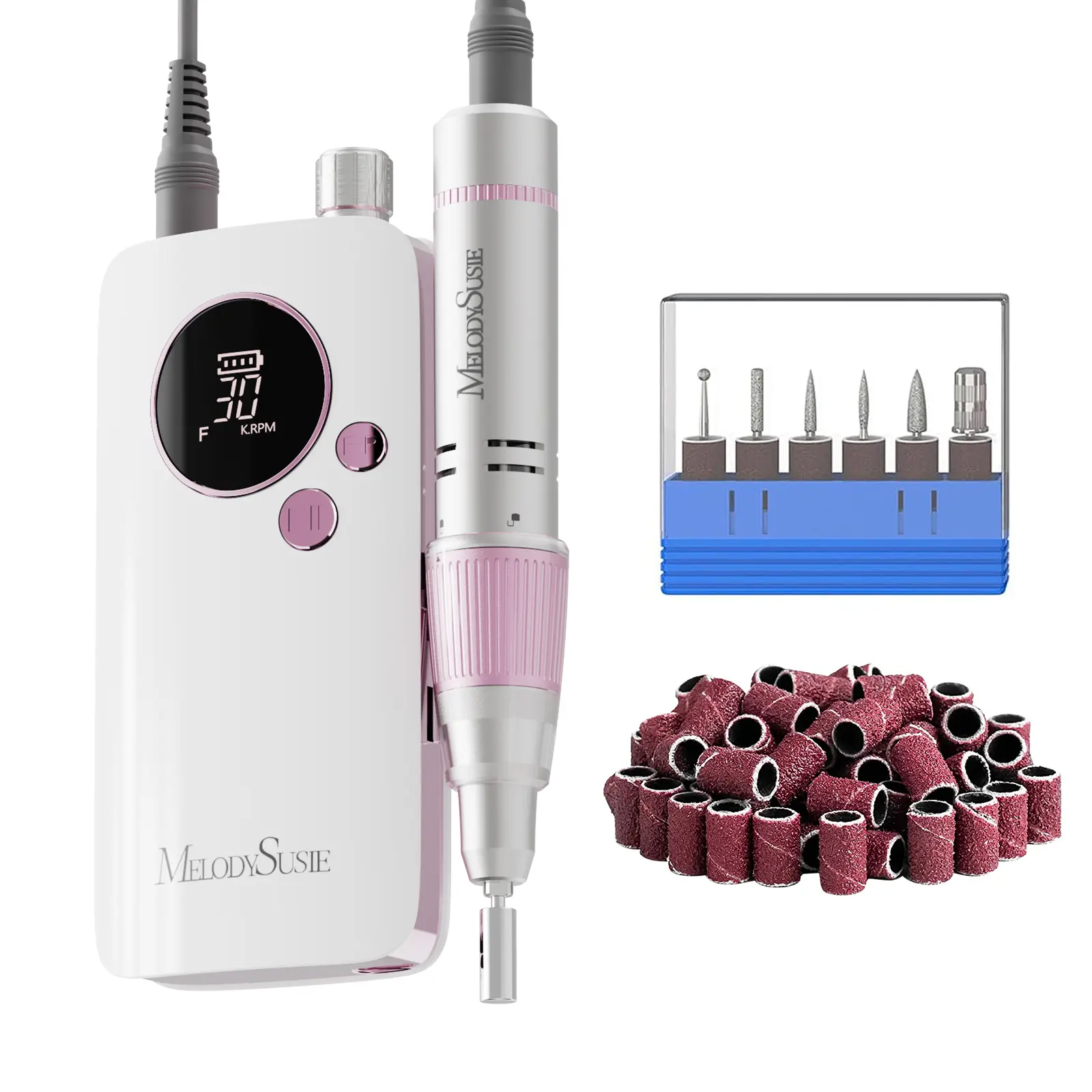 Professional Rechargeable Nail Drill 30,000RPM for Acrylic Nail & Gel Polish #Summervibes #DealsForYouDays
