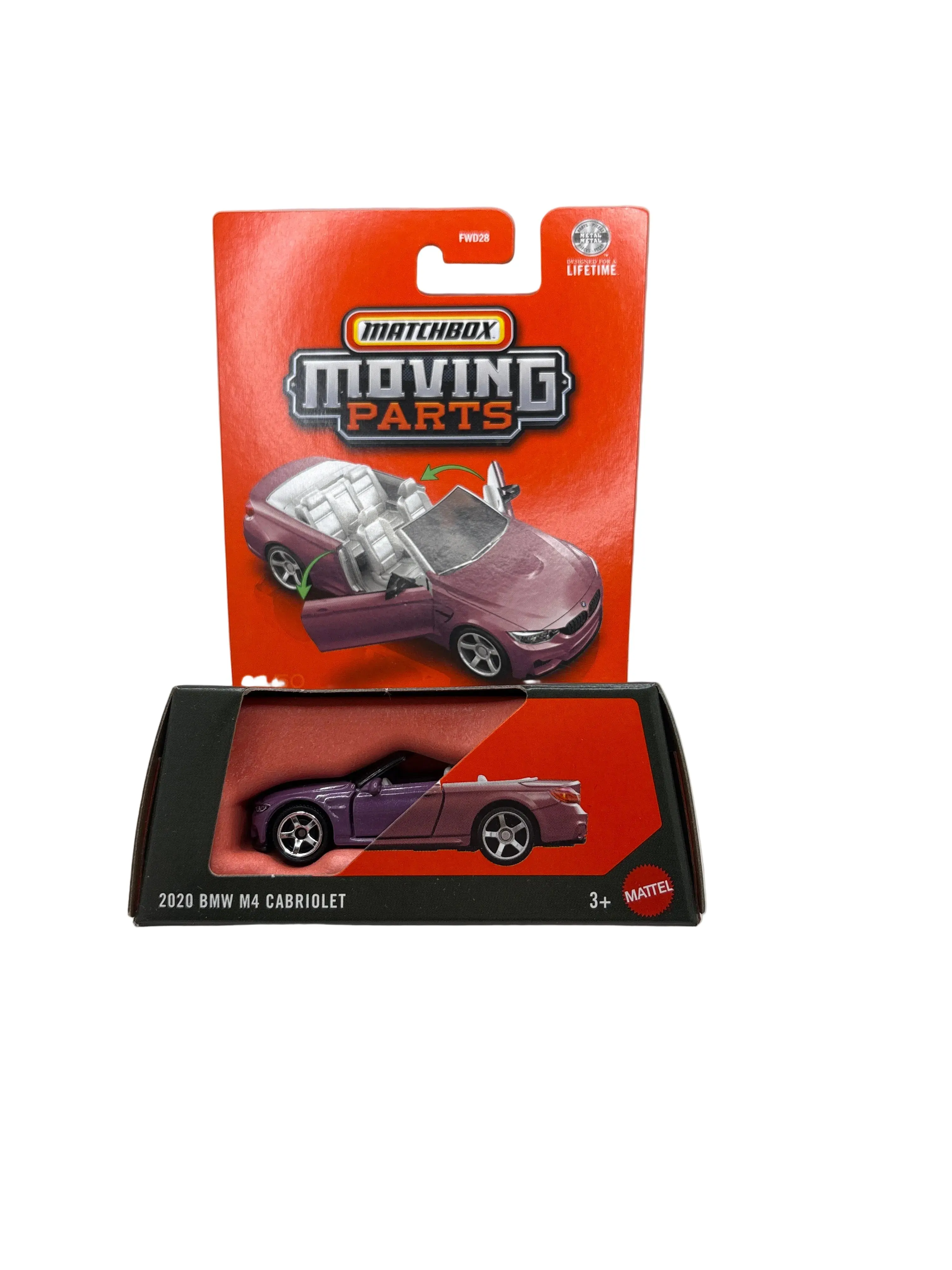 Matchbox 2020 BMW M4 Cabriolet Diecast purple