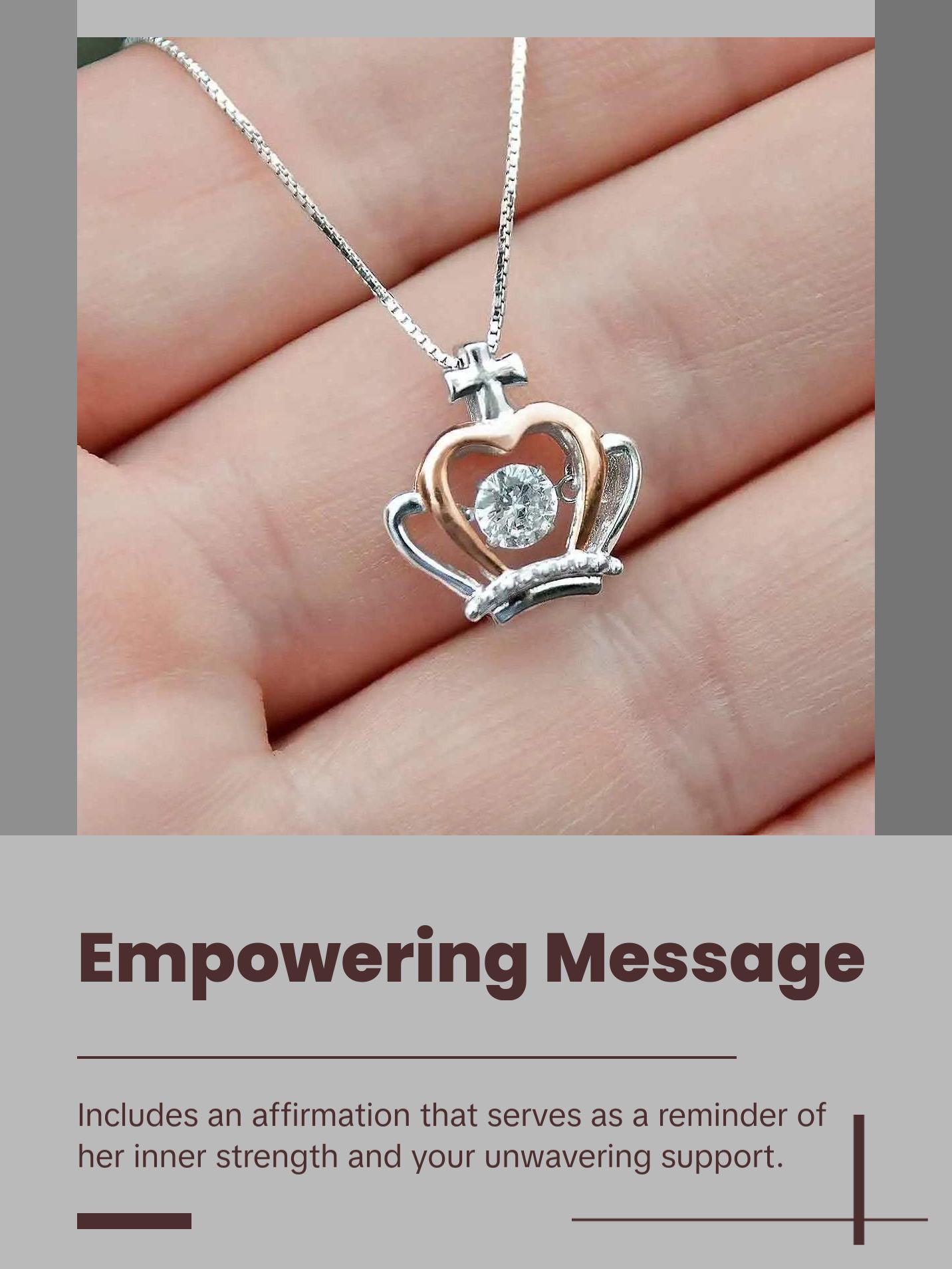 To My Badass Daughter Necklace