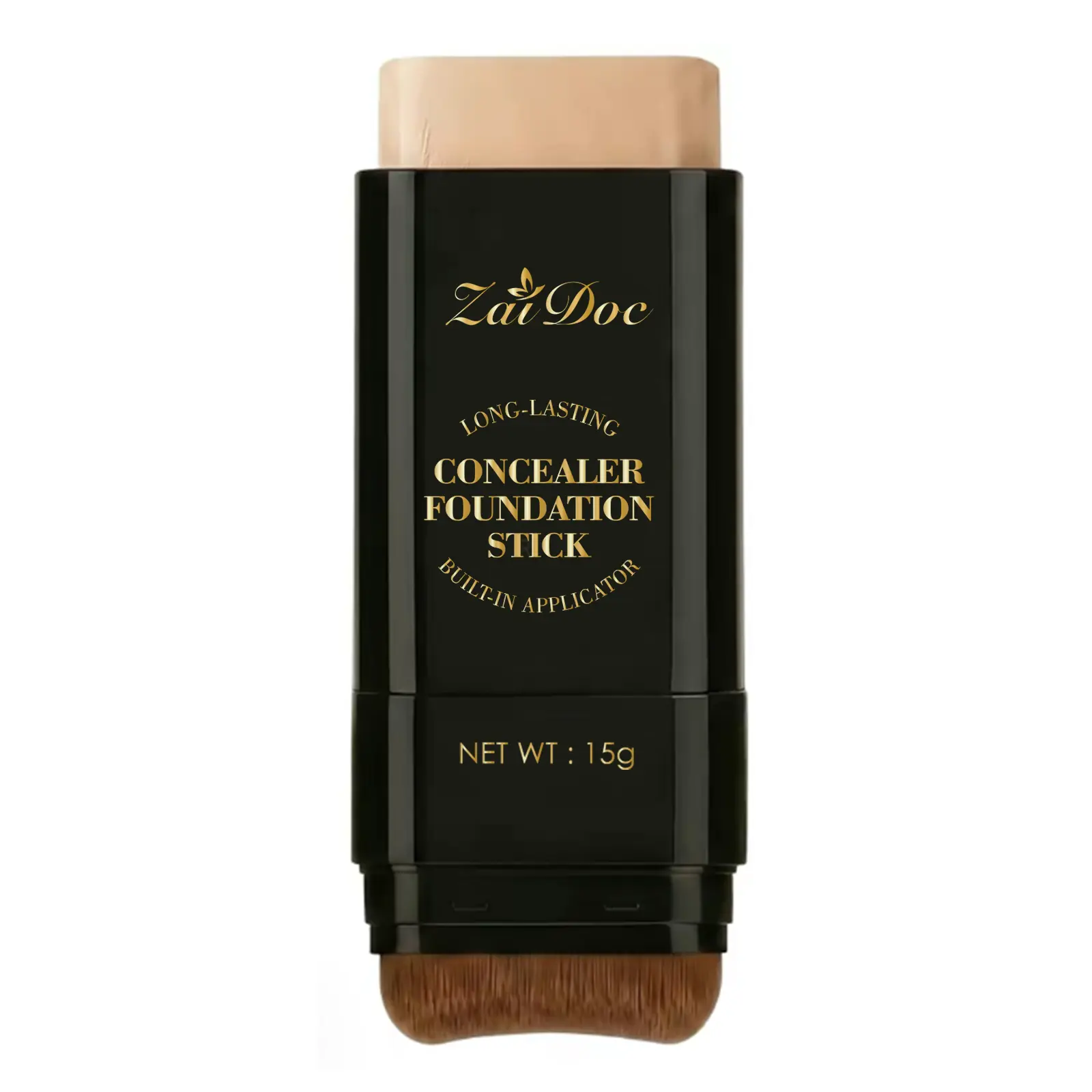 2-in-1 Foundation & Concealer Stickwith Built-in Brush - HighCoverage, Long-LastingWear, Quick Makeup for Busy Users,No PowderBuildup Cosmetic