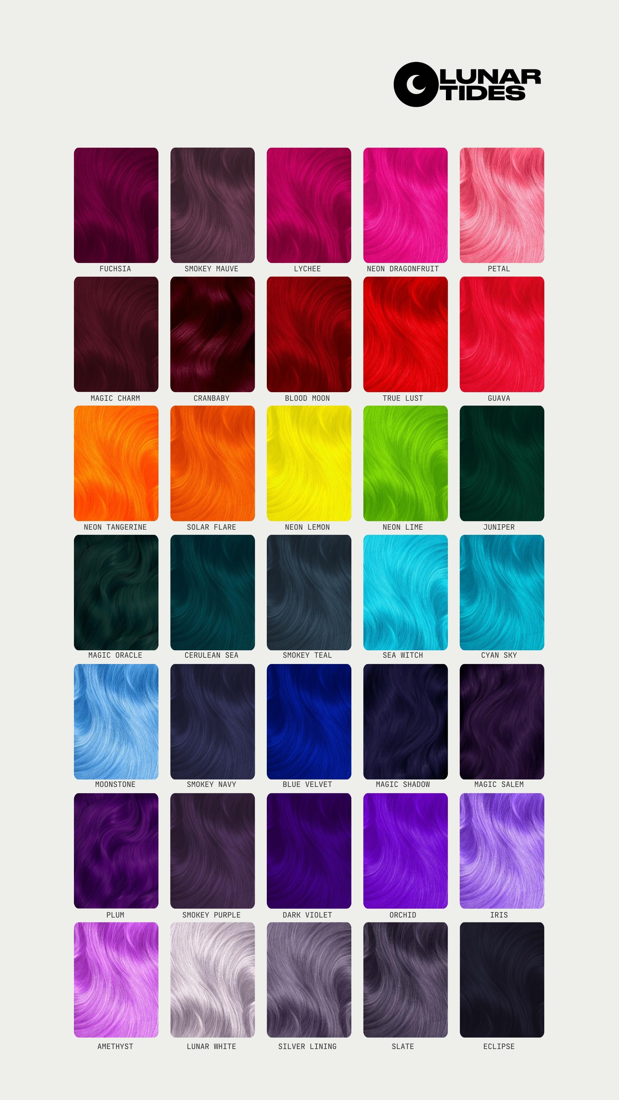 Lunar Tides UV Lime Green Hair Color Semi-permanent - Neon Lime Lunar Tides UV Lime Green Hair Color Semi-permanent - Neon Lime