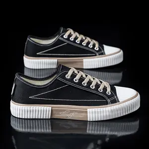 Women's Canvas Sneakers Retro Contrast Canvas Shoes Breathable Daily Casual Sneakers Indoor Outdoor Springfresh