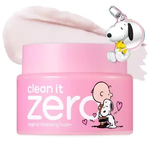 BANILA CO Clean It Zero Original Cleansing Balm 100ML Snoopy Edition | Korean Makeup Remover with Exclusive Snoopy Keychain