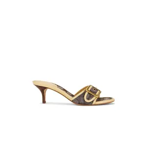 Coach Margot Sandal in Oak & Vanilla Coach Margot Sandal in Oak & Vanilla