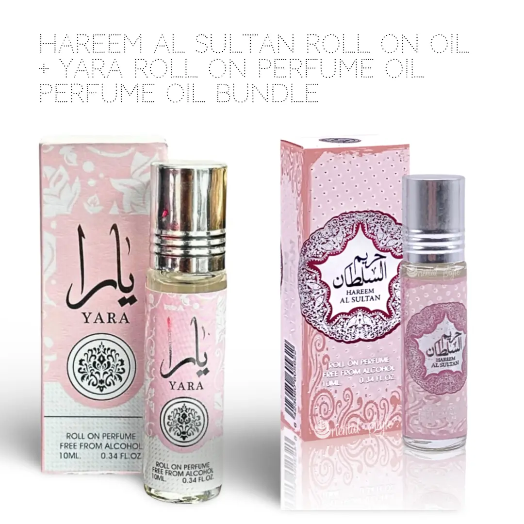 HAREEM AL SULTAN ROLL ON OIL + Yara Roll On Perfume Oil PERFUME FOR WOMEN- 10 ML (.34 OZ) ARABIAN PERFUME perfume  oils khloé  kardashian's, Floral Arabian Fragrance, Floral Scents Perfume