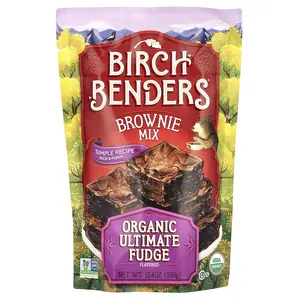 Birch Benders Brownie Mix, Organic Ultimate Fudge, 13.4 oz (380 g)