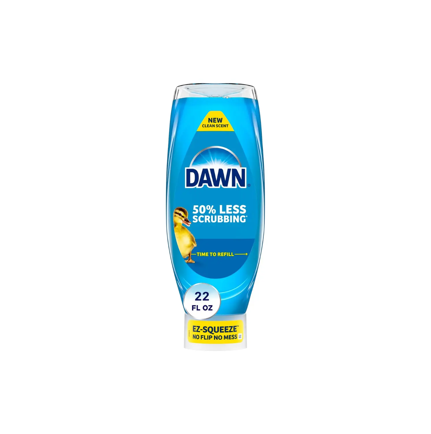 Dawn EZ-Squeeze Ultra Safe Sudsy Dish Soap - 22 fl oz Refill Bottle, Household Kitchen Cleaner, All Purpose Cleaner Used to Clean Wildlife