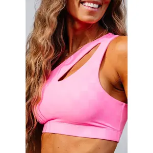 Keyhole One Shoulder Bikini Top - Swim