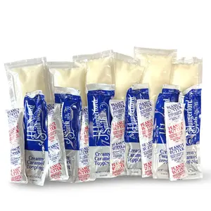 Topping Packets Variety Pack: Caramel, Vanilla and Peanut Butter, Great for Big Backs Snack Cakes, 18 Packets