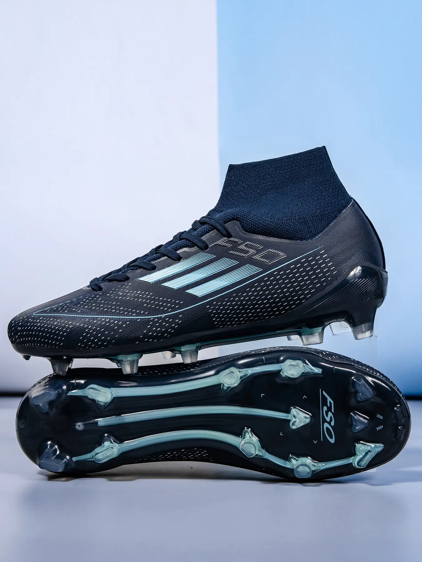 New Men's Adult Football Shoes Anti-Slip Ag Fg Long Studs Professional Competition Training Indoor Outdoor Lawn Soccer Boots Soccer Cleats Sports Shoes