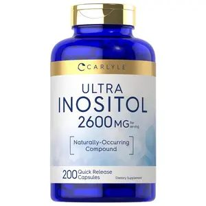 Carlyle Inositol Supplement | 2600mg Capsules | 200 Count | Non-GMO, Gluten Free Myo-Inositol Supplement