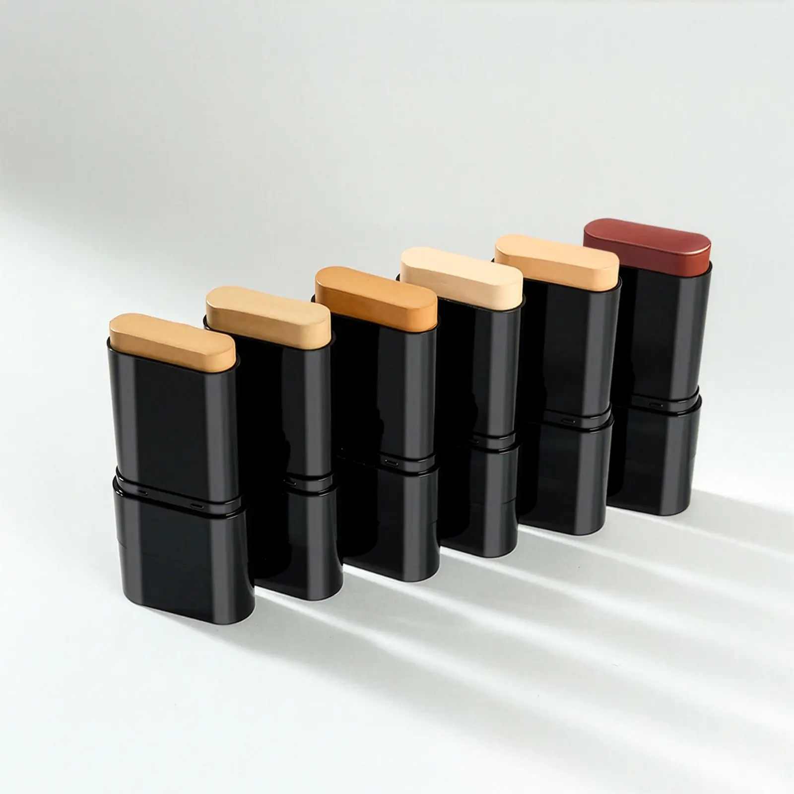 2-in-1 Concealer & Foundation Stick with Brush, Hydrating Longwearing Makeup with Flawless Matte Coverage, Waterproof & Lightweight for All Skin Types, Wheat Shade, Makeup Products, Soft Matte Concealer, Moisturizing Concealer Stick,back to school
