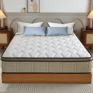 10-12 Inch Hybrid Mattress in a Box, Memory Foam, Ergonomic Cooling Design for Pressure Relief, Strong Edge Support, Fiberglass Free, Medium Firm, Perfect for All Sleep Styles.