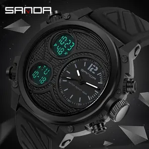 Sports Dynamic Watch - Luminous, Stopwatch, 50M Waterproof, Dual-Time, Shockproof - Outdoor Sports Training & Running Accessory