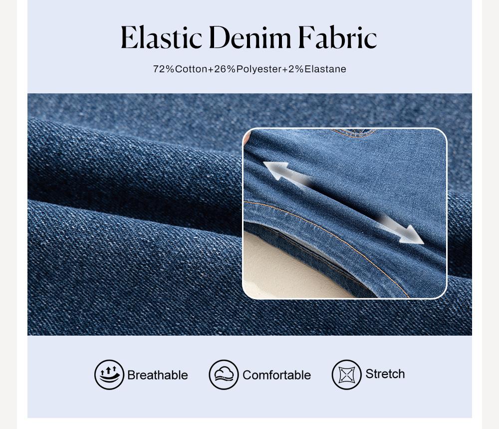 Sidefeel Skorts for Woman High Waisted Jean Skort Wrap Stretchy Asymmetrical Skorts Casual Denim Shorts DealsForYouDays summerwins WeeklyDeals