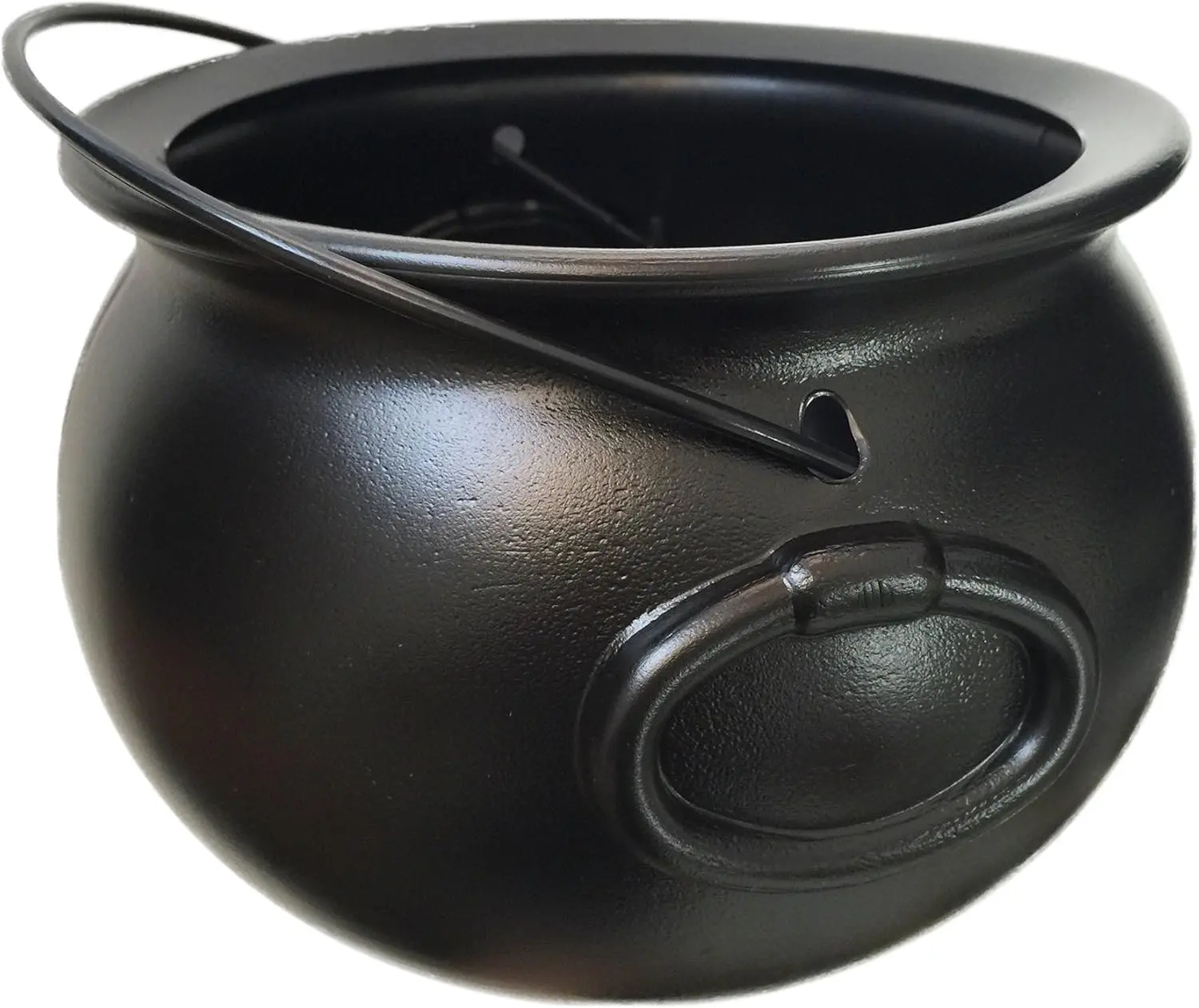 Halloween Fall Gift Black Cauldron Bucket – Halloween Candy Bowl, Trick or Treat, Decor, Witch Kettle for Party Supplies
