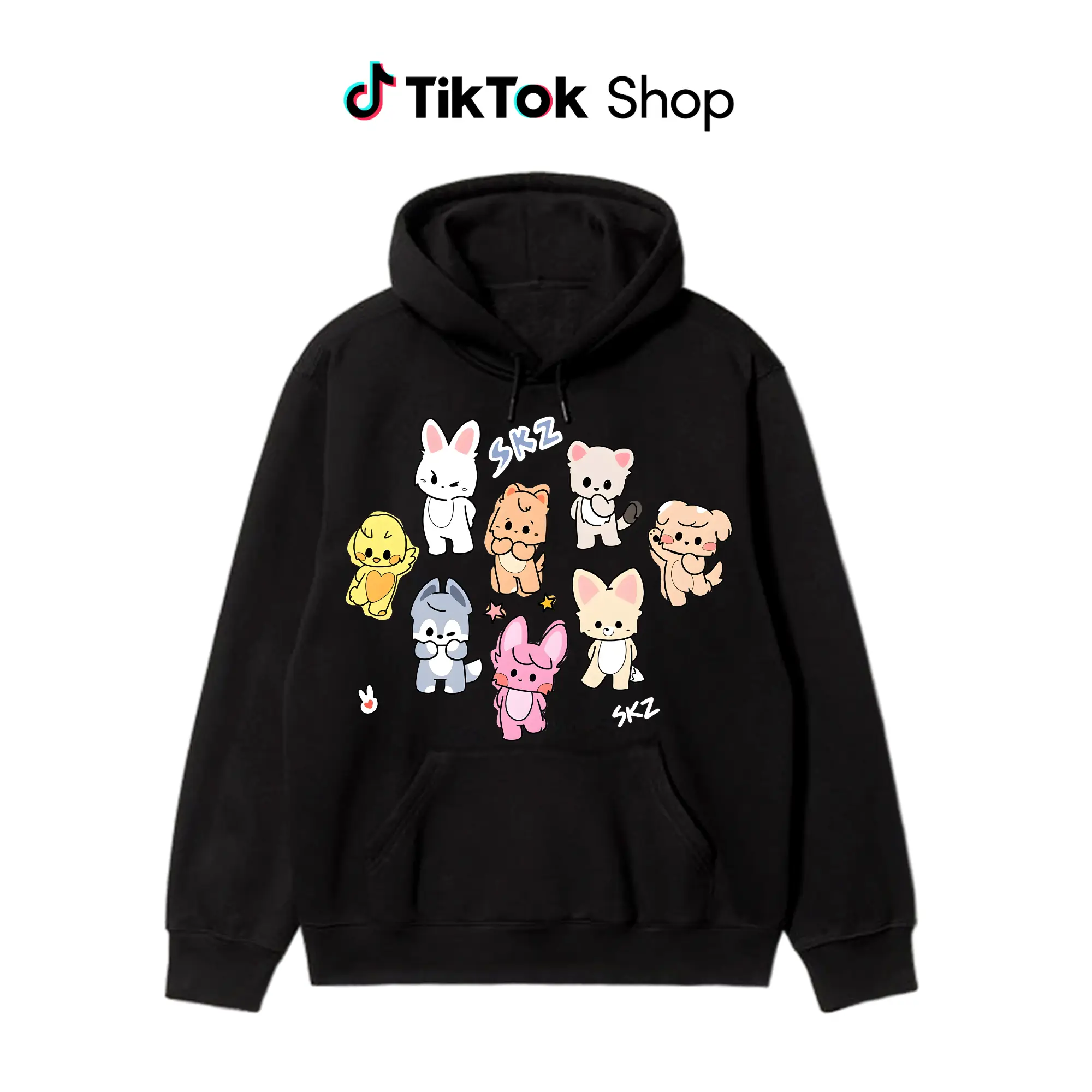 Do It SKZ Floral Back Print Kpop Fan Merch SKZ Apparel Gildan 5000 100% Cotton Classic Fit Unisex Heavy Blend Sweatshirt & Hoodie