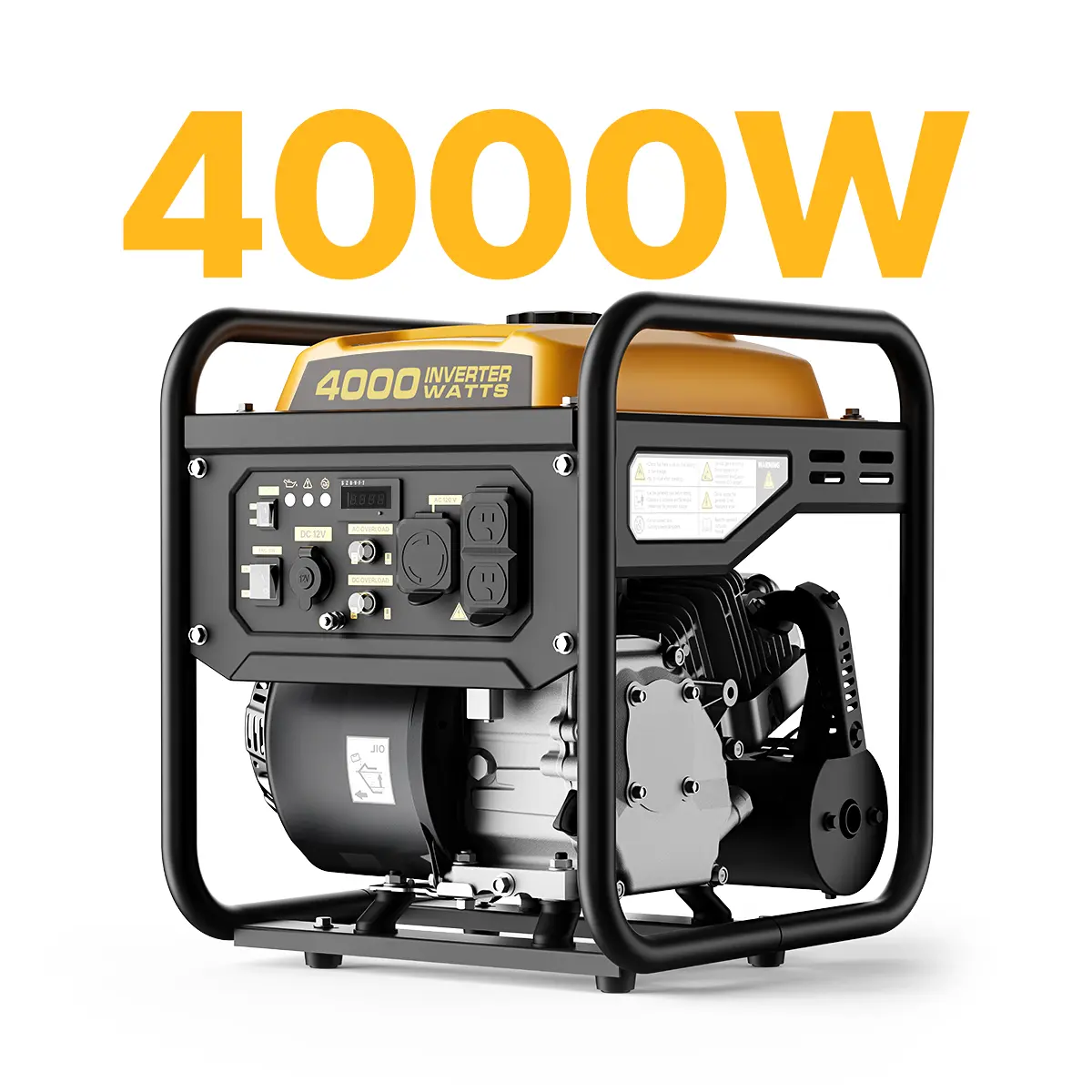 Portable Open Frame Gasoline Inverter Generator, 4000W Max 3200W Rated, 120V 60Hz, EPA Certified,Hand Start for RV Camping Home Emergency Power backup