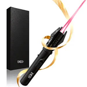 <Without ButaneGas>DKD Outdoor Camping Windproof Lighter, Adjustable Straight Flame Jet Flame Lighter, Large Jet Torch Lighter for Kitchen Cooking Fireplace BBQ Fireworks