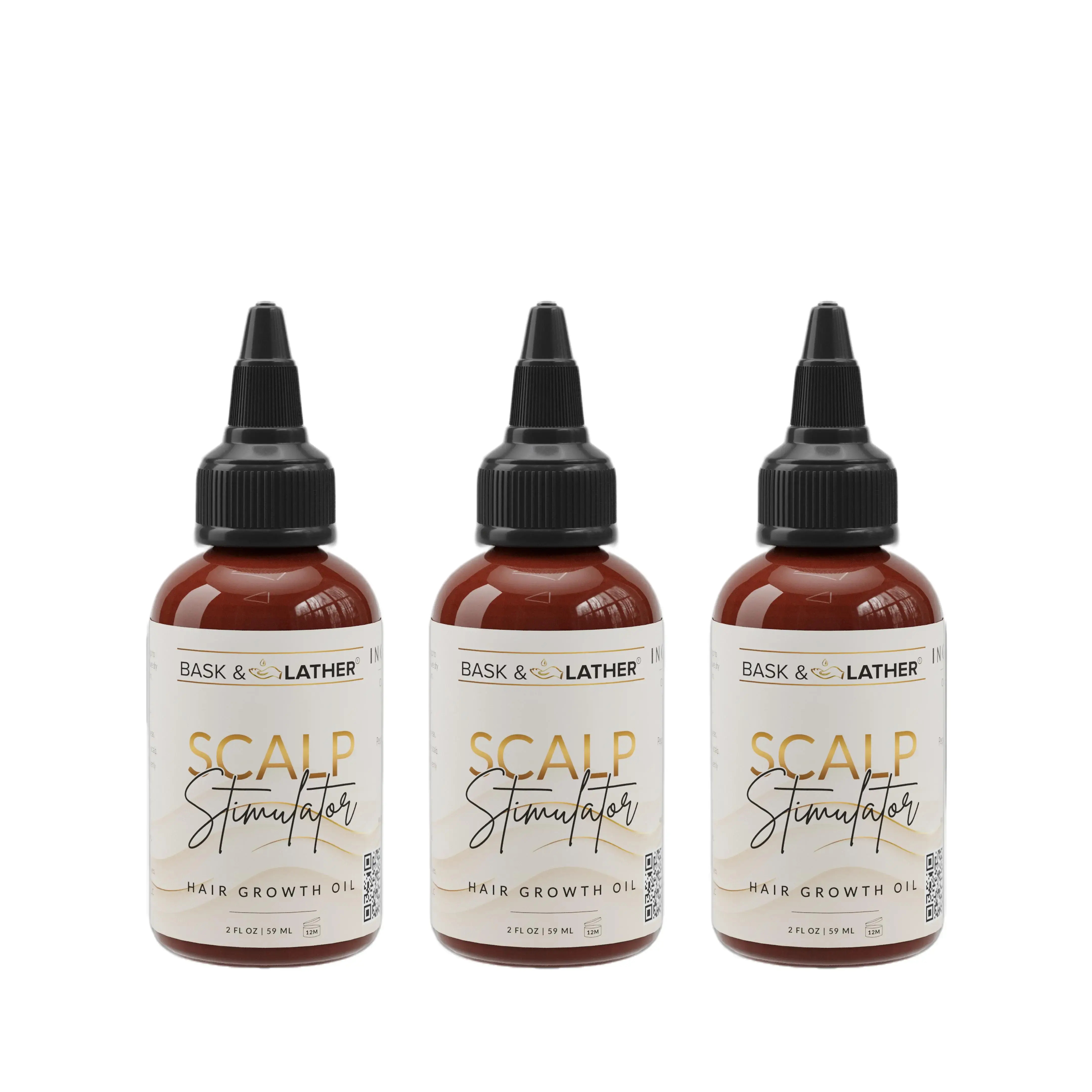 Scalp Stimulator hair growth oil -  3 Month Supply Haircare  Rosemary + Mint growth thin stimulate growth treatment Peppermint Nourishing Hair Oil Set