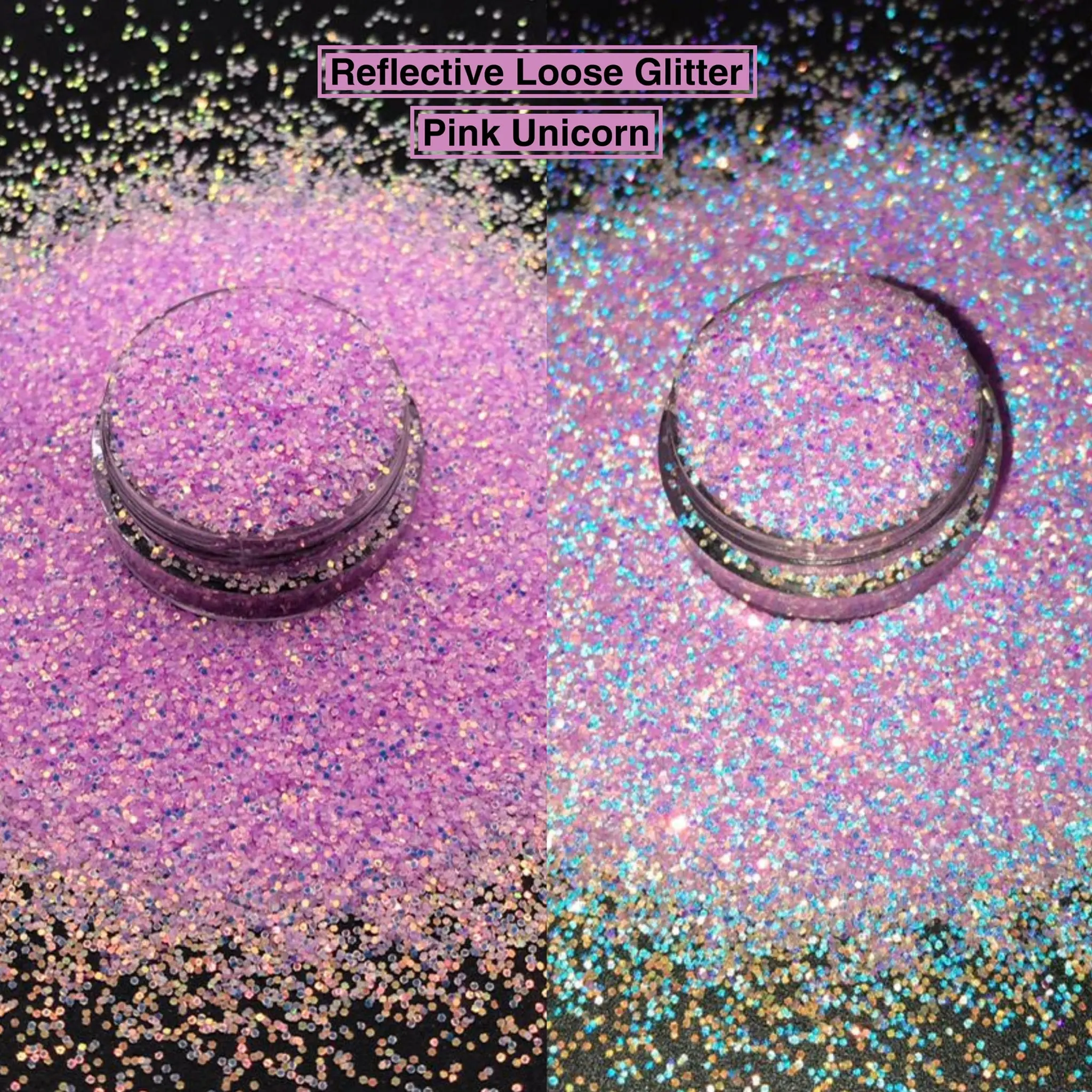 Reflective Glitter - Pink Unicorn