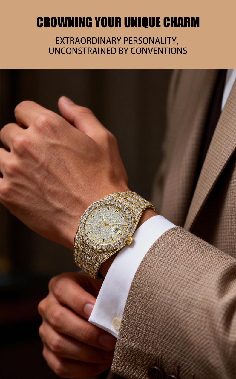 Luxury Rhinestone Embellished Jumpstart sale Classic round dial -Dial Quartz Watch with Gift BoxIncluded Fashion Timeless Classic Watch Holiday Haul Flash Sale diamond men Shine at work, lead with brilliance. Luxury Rhinestone Embellished Jumpstart sale Classic round dial -Dial Quartz Watch with Gift BoxIncluded Fashion Timeless Classic Watch Holiday Haul Flash Sale diamond men Shine at work, lead with brilliance.