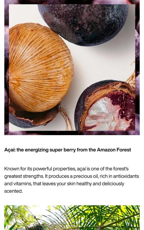 Natura Açaí Body Lotion, Non-Greasy Fast-Absorbing Vegan Moisturizer, 24-Hour Hydrating Skin Care 13.5 fl.oz