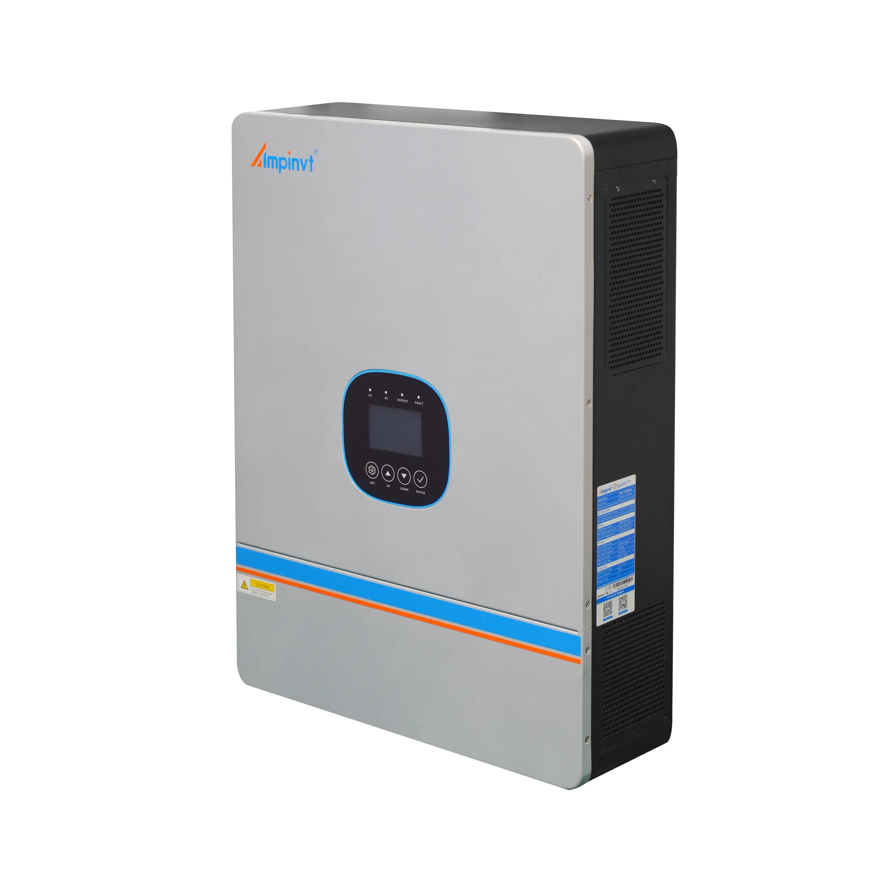 10KW 48V Input Hybrid Solar Charger Inverter - 120/240V Split Phase, 200A Dual MPPT 500VDC, Plastic Body, Wireless, 6 Parallel Units Support, All Battery Types Compatible, Solar-Only Mode, Cordless
