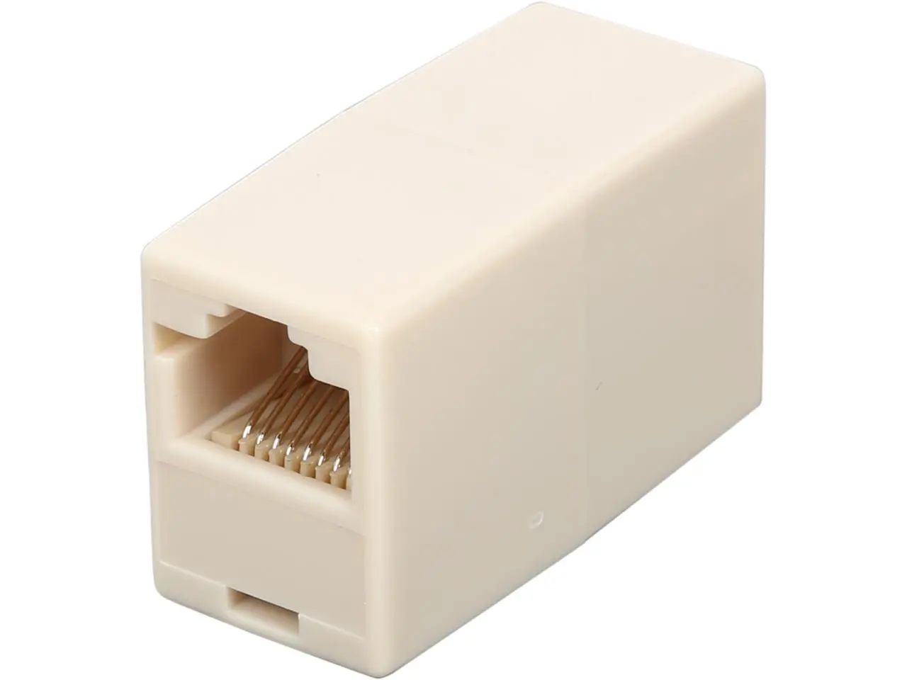 C2G 01937 RJ45 8-Pin Modular Straight-Through Inline Coupler, Ivory C2G 01937 RJ45 8-Pin Modular Straight-Through Inline Coupler, Ivory