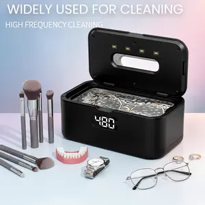 Ultrasonic Cleaner, Jewelry Cleaner for Rings, Silver, Gold, Earrings, Necklaces, Glasses, Dentures, Retainers, Coins
