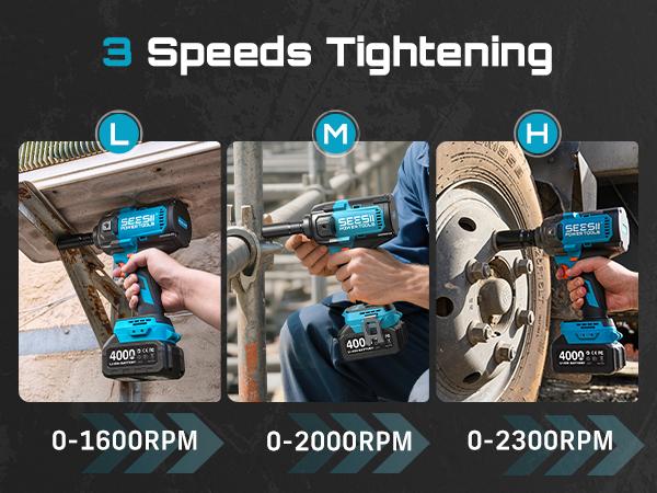 SEESII Upgraded Electric Impact Wrench w/ Detachable Handle - 1180 Ft-lbs (1600 N·m) 1/2" High-Torque, 21V Cordless + 2x 4.0Ah Batteries | for Car/Truck/Mower/Industrial Tasks, Black Friday Deals SEESII Upgraded Electric Impact Wrench w/ Detachable Handle - 1180 Ft-lbs (1600 N·m) 1/2" High-Torque, 21V Cordless + 2x 4.0Ah Batteries | for Car/Truck/Mower/Industrial Tasks, Black Friday Deals