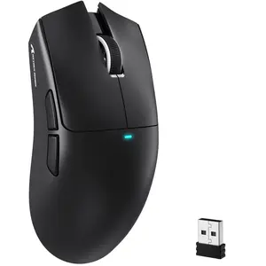 ATTACK SHARK X11SE Lightweight Wireless Gaming Mouse, 59g Tri-Mode BT/2.4G Wireless/Wired Gaming Mouse, PixArt PAW3311 Gaming Sensor, 22000 DPI, Office Mice with Tape for PC/Xbox/Win/Mac (Black)