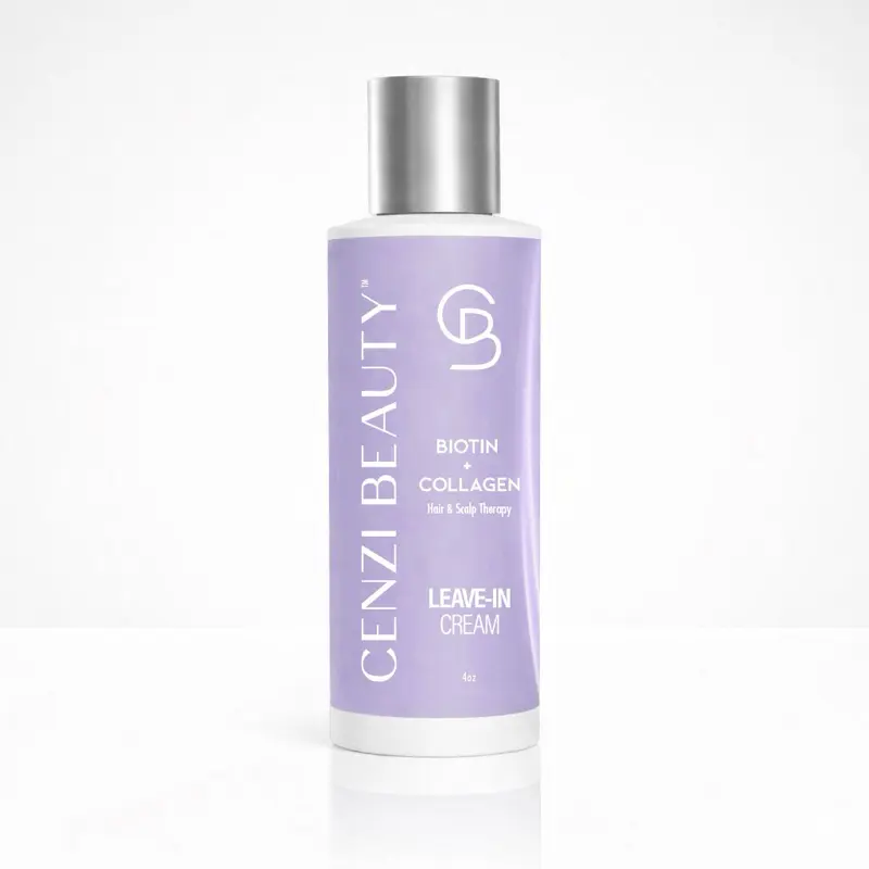 CENZI Leave-In Styling Hair Cream Treatment, Smooths, Conditions, & Strengthens, Frizz Control for Up to 72 Hours, For All Hair Types Biotin & Collagen