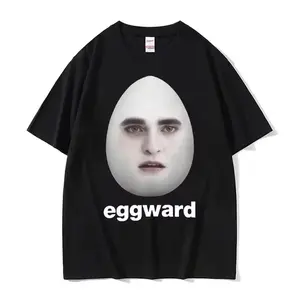Hot Twilight Eggward Funny Meme T Shirt Edward Cullen Parody Humor Tshirt Men Women Casual  Cotton Short Sleeve T-shirt Tops Menswear Streetwear