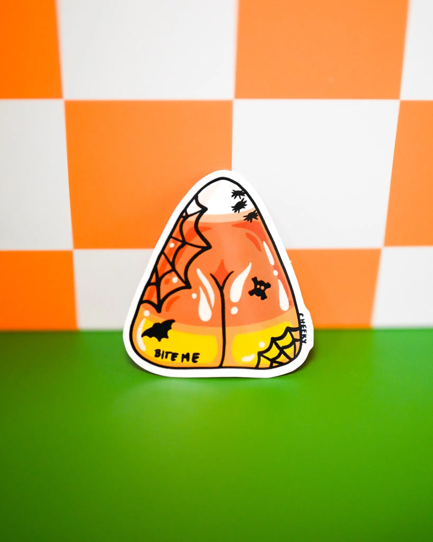 Cheeky Candy Corn Vinyl Sticker