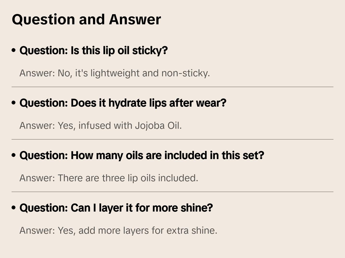 Lip Oil Trio - Glazed Glow
