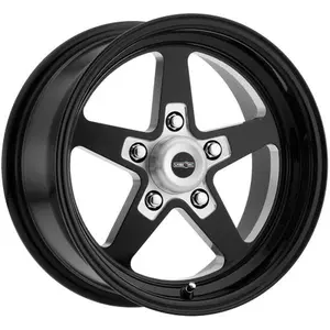 Vision 571 Sport Star 15x10 5x4.5" +0mm Gloss Black Wheel Rim 15" Inch