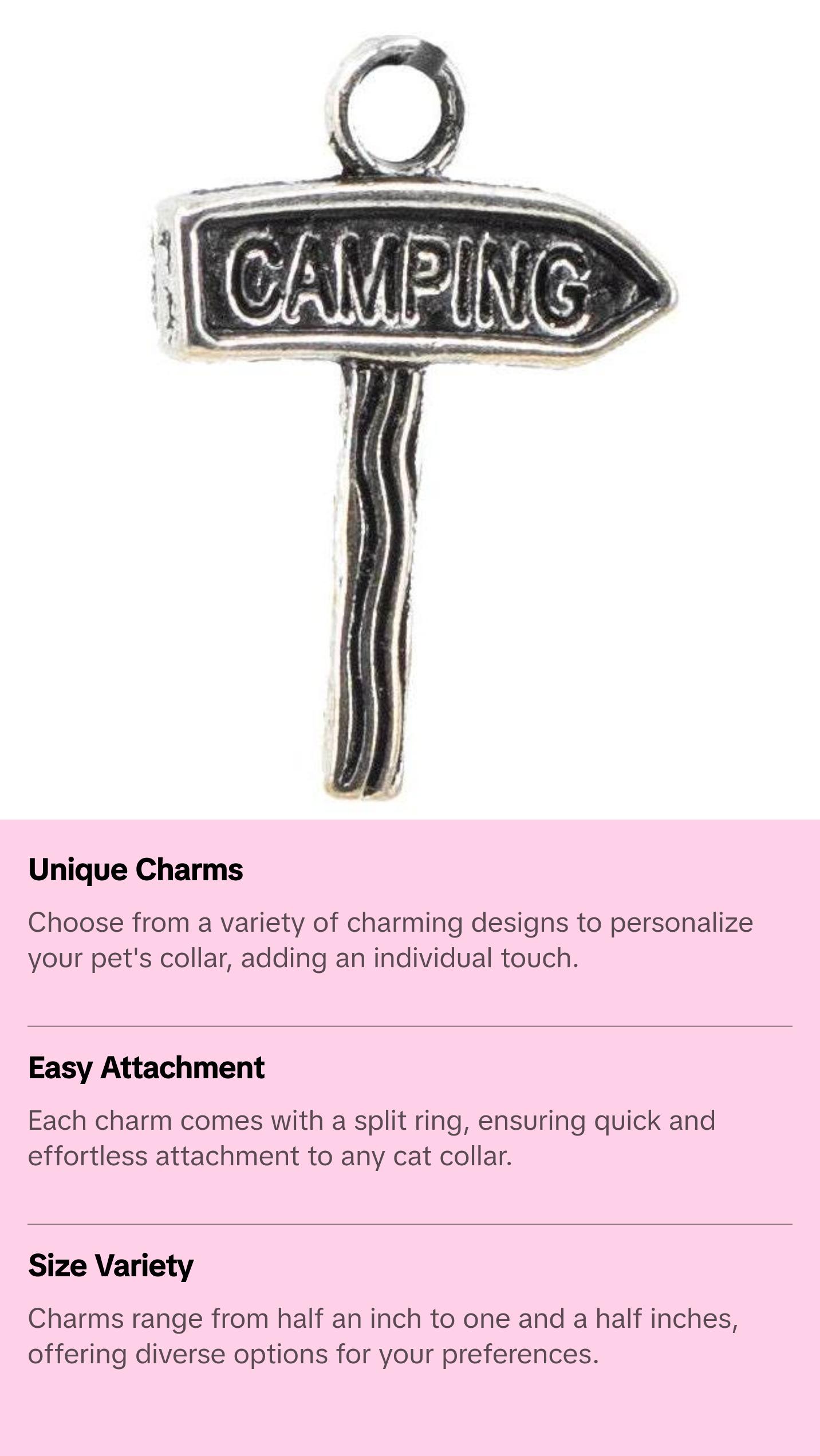 Add on Miscellaneous Charms for Cat or Dog Collars by Pugs2Persians