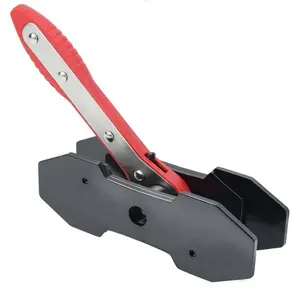 Red Professional Brake Caliper Tool 360° Ratchet Design Carbon Steel Construction for Most Vehicle Brake Pad Replacement Easy to Use