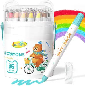 Easter Limited Edition 36 Color Twist Crayons for Toddlers 1-3 and Kids 4-8, Non-Toxic Washable Crayons 2-4, Ultra-Silky Easy-Grip Art Supplies, Ideal Coloring Gift for Boys and Girls