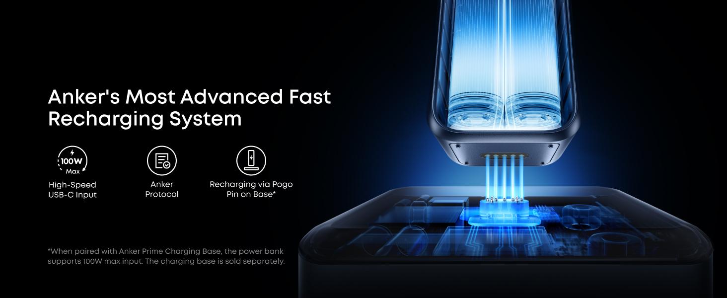 Anker Prime Power Bank, 20,100mAh/26,250mAh 3-Port Portable Charger with 220W/300W Max Output, Two-Way Charging, TSA-Approved, App Control, for MacBook, iPhone 17/16 Series, and More (Base Not Included)