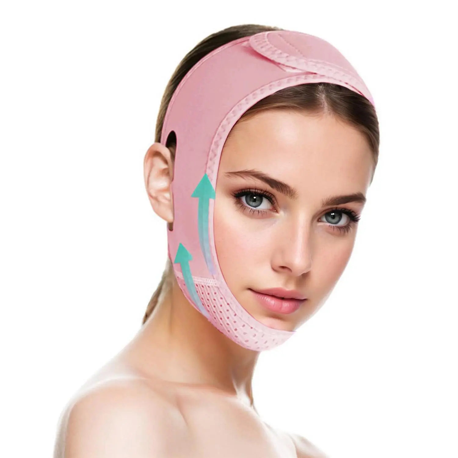 V Line Lifting Mask with Chin Strap for Double Chin, Face Skincare Lifting Belt for Women, Beauty Care Product, Skincare Tools, Face Sculpting Tool, Gifts for Girl, Skincare Products, Face Jawline Shaper, Facial Contour Refining, Double Chin Reducer