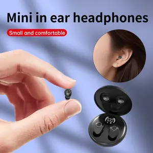 INSONIXN Mini Wireless Bluetooth 5.3 Earbuds In Ear Stereo Waterproof Sports Earbuds with Low Bass Effect Sound Insulation Noise Reduction for Comfortable Sleep Daily Use Perfect Gift