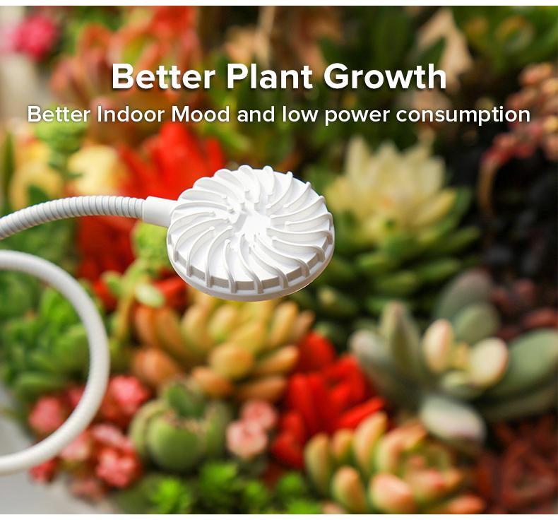 Sansi 5W Indoor Plant Grow Pot Light, USB Powered LED Full Spectrum Plant Light, 360° Adjustable Gooseneck Pot Clip LED Plant Light with 5 Dimming Brightness & 3/6/12H On/Off Timer – Perfect for Springtok Modern summervibes Sansi 5W Indoor Plant Grow Pot Light, USB Powered LED Full Spectrum Plant Light, 360° Adjustable Gooseneck Pot Clip LED Plant Light with 5 Dimming Brightness & 3/6/12H On/Off Timer – Perfect for Springtok Modern summervibes