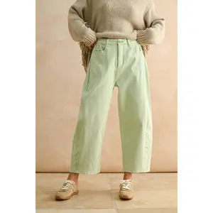 Lacey - Pastel Barrel Pants