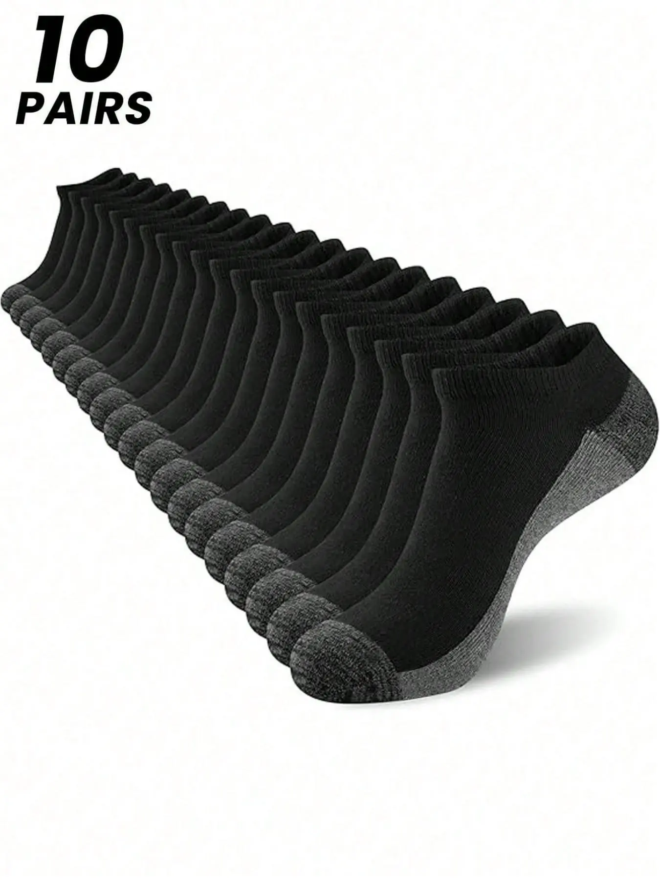 Men's Basketball Crew Socks, Sweat-Wicking Low Top Ankle Socks, Comfortable Soft Sport Socks, All-Seasons Casual Wear, Sports Socks