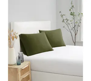 Brooklyn Loom Flax Linen King Pillowcase Pair