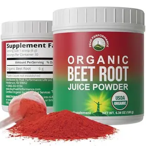 Organic Beet Root Powder - Ultra High Purity Super Food Beets Juice Powder. 100% Pure Nitric Oxide Boosting Beetroot Supplement. Keto, Paleo, Vegan Reds Superfood Rich in Polyphenols
