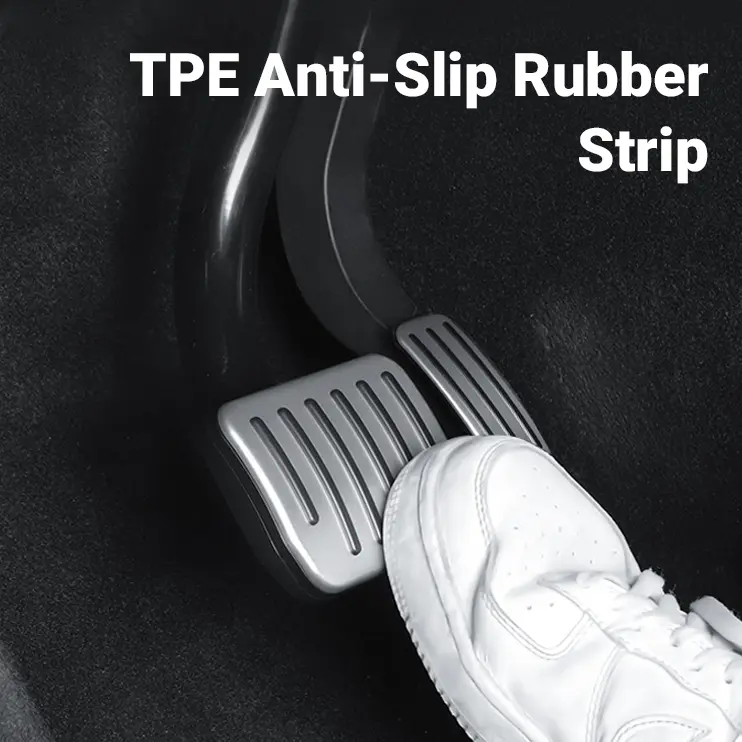 The accelerator brake pedal is suitable for Tesla Model Y/3 aluminum alloy buckle decorative YL accessories