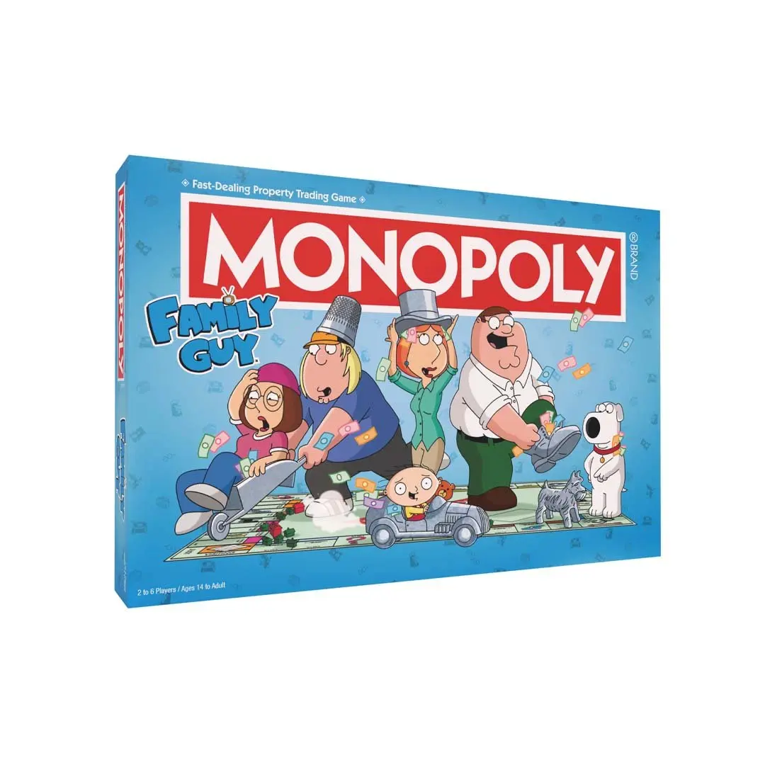 Hasbro Monopoly: Family Guy Board Game, Family Fun Game for Group Play, Board Games